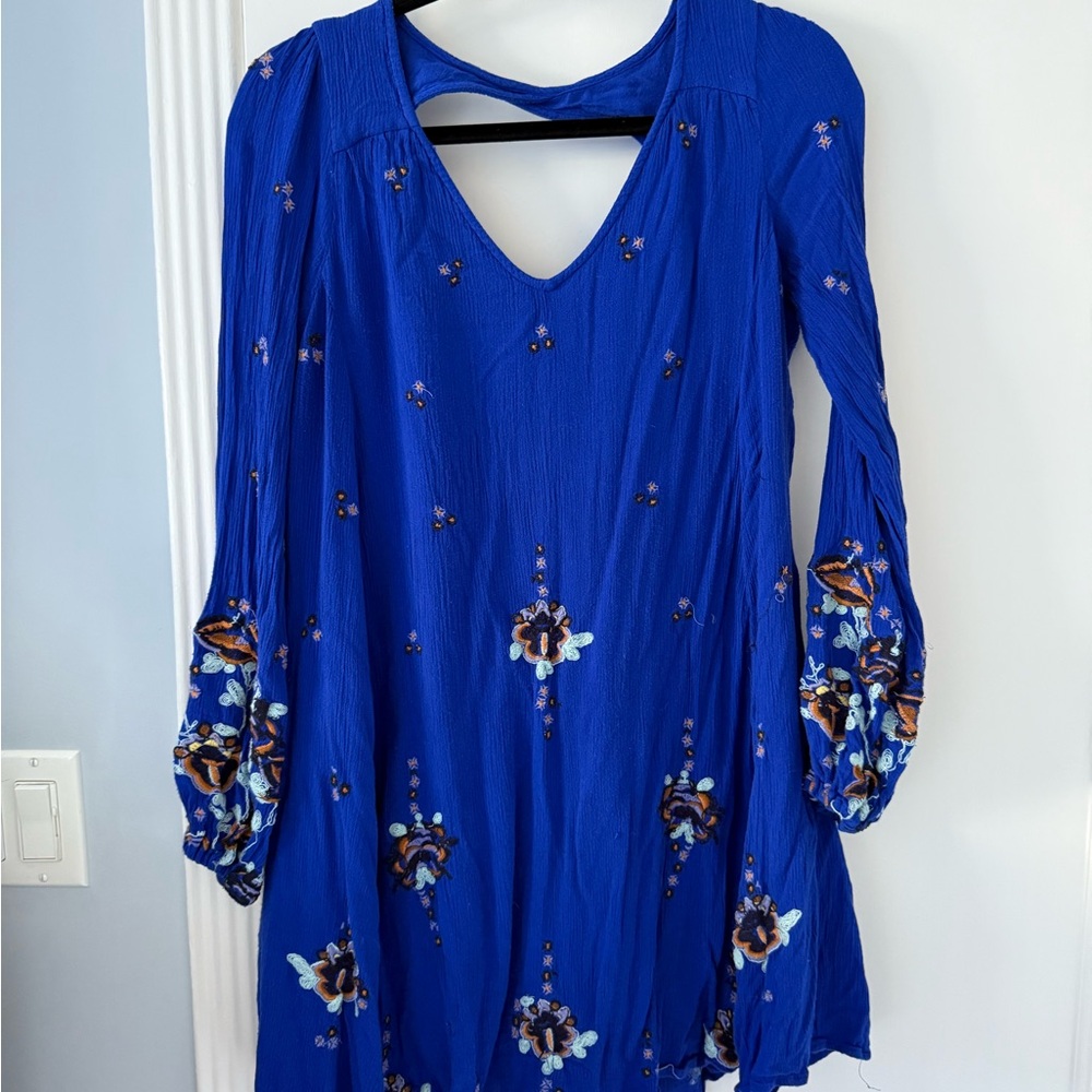 Free People Embroidered Floral Women's Dress
